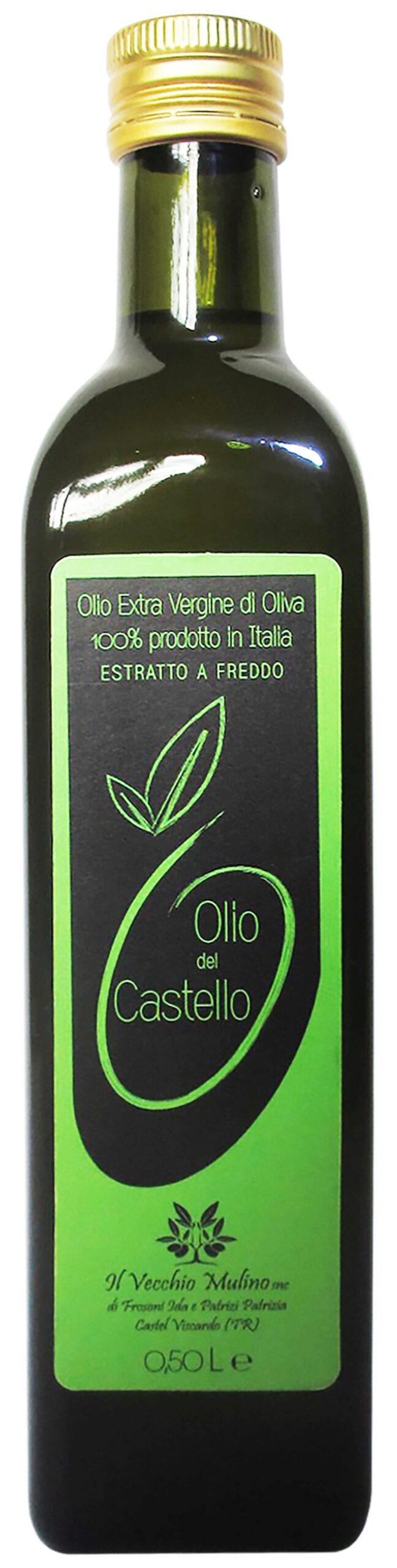 Olio Extravergine di Oliva Bottiglia 0.50L, bottiglia olio, olio evo